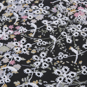 Henry Dệt May Thiết Kế Mới 100% Polyester Chiffon Thời Trang Thêu Ren Vải Cho Mùa Xuân Và Mùa Hè Của Phụ Nữ Dresses - Product Image 5