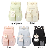 Sacs d'école à la mode de haute qualité pour filles étudiants grande capacité adolescents sacs à dos élégant lycée Nylon sac à dos