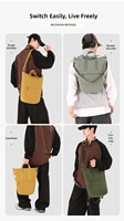 Nueva Mochila Escolar Unisex Impermeable y Antirrobo con Material Principal de Nailon y Forro de Poliéster para Estudiantes y Hombres, para Uso con Laptop