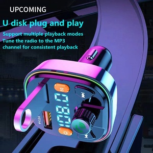 Car Type C PD Mobile Phone Charger Car <strong>Bluetooth</strong>-MP3 Player FM Receiver Hands Free Phone FM Transmitter - Product Image 3