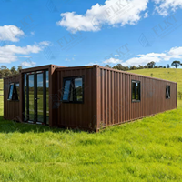 FLKT Maison Modulaire de Luxe Extensible Conteneurisée, Résistante aux Intempéries et au Feu, Design Moderne, Écologique, Structure en Acier, Appartement Hôtelier