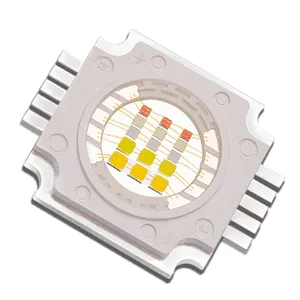 LED RGB integrated light source 15W high power square bracket red, green, blue, yellow, white five color patch