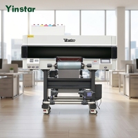 Imprimante UV DTF A3 Yinstar, imprimante UV DTF pour autocollants en cristal doré et argenté, avec vernis, imprimante à feuille de dorure à chaud, A3 UV DTF