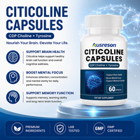 Capsules de Citicoline Liposomale à Marque Blanche 1000 mg – Complément Halal pour la Mémoire et la Santé Cérébrale