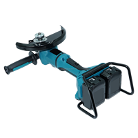 Meuleuse d'angle professionnelle sans fil 36V 230mm DGA900 avec interrupteur coulissant et frein de sécurité