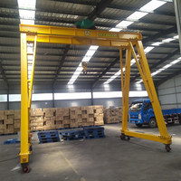 Grues à portique portables motorisées flexibles et réglables KNCRANES Mini 0,5 1 2 5 6 7 10 15 tonnes