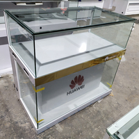 Vitrine en verre trempé, pour téléphone portable, armoire en verre, fourniture d'usine,