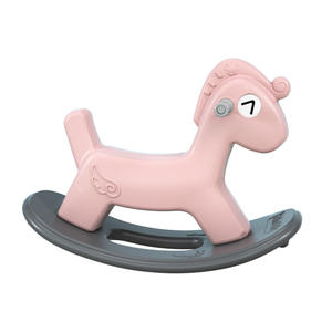 Cheval à <span class=keywords><strong>Bascule</strong></span> pour Enfants en Plastique HDPE Écologique, 3-8 Ans, Sûr, Conception Anti-Renversement à 35 Degrés, Style Simple, Unisexe, Jouet d'Intérieur/Extérieur - Product Image 1