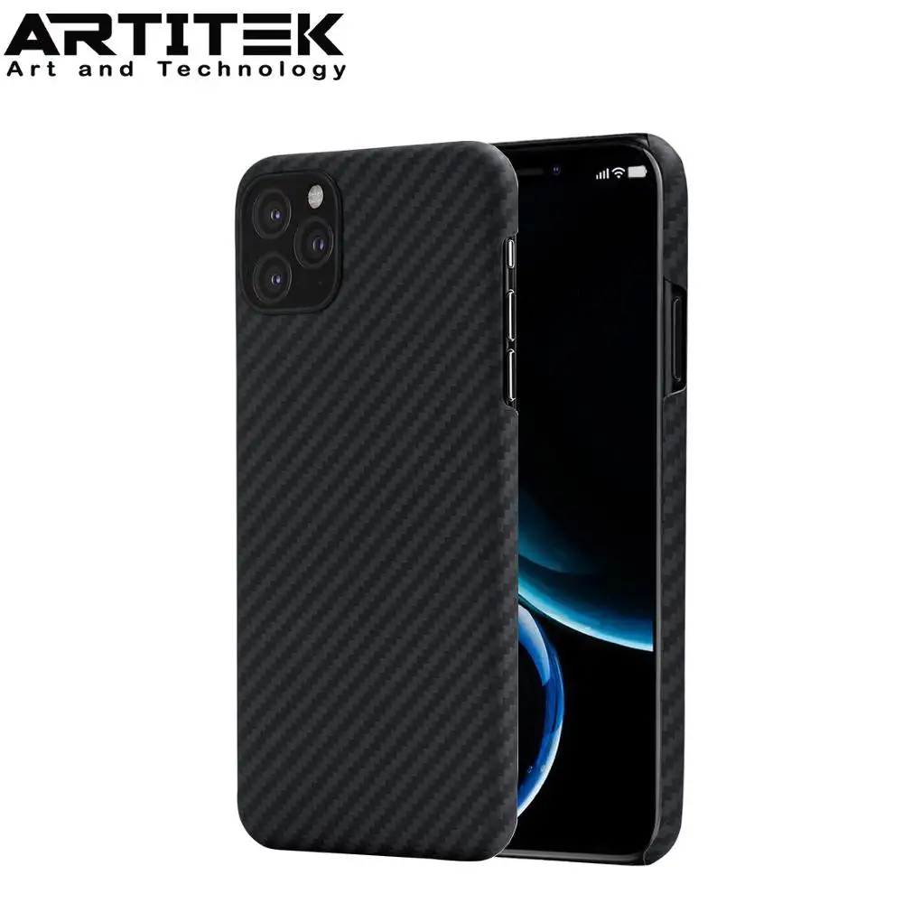 Magnetic Aramid Fiber Phone case for iPhone 11/11 Pro /11 Pro Max with metal plate inside
