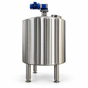 Tanque de Acero Inoxidable 316L de Grado Alimenticio, Pulido a Espejo, de 500-50000L, 800KG, Cilindro Vertical, para Línea de Elaboración de Cerveza - Product Image 4