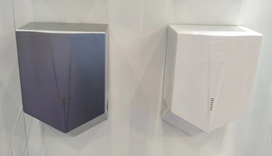 Vente chaude hôtel commercial salle de bain toilette salle de bain blanc noir argent électrique automatique <span class=keywords><strong>airblade</strong></span> V forme jet sèche-mains - Product Image 5