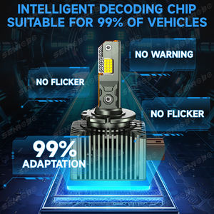 SENROBO série D nouveau phare LED <span class=keywords><strong>DK6</strong></span> D1S D2S D3S D4S D5S D8S 130W 6000K 26000LM montage universel 12V Plug and Play - Product Image 5