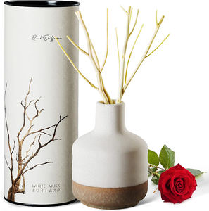 Difusor <span class=keywords><strong>de</strong></span> caña líquida <span class=keywords><strong>de</strong></span> cerámica para aromaterapia, paquete personalizado/tamaño/color <span class=keywords><strong>de</strong></span> retales, sin <span class=keywords><strong>fuego</strong></span> - Product Image 5