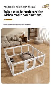 Corral de Acrílico para Perros, Diseño Nuevo, Jaula de Plástico, Valla para Mascotas, Seguro para Cachorros y Animales Pequeños - Product Image 6