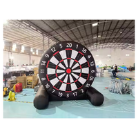 Jeu de fléchettes gonflable amusant, jeu de tir sur cible / jeu de fléchettes de football gonflable avec matériau Oxford et bon prix