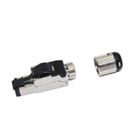 Precio de fábrica Ftp blindado sin herramientas Rj45 8p8c Cat7 Cat8 enchufe de terminación de campo Conector sin herramientas Cat8 enchufe sin herramientas