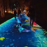 Système de cartographie par projection de sol interactif Visuels 3D Intégration sonore Activations de marque immersives