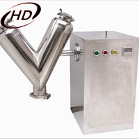 Mélangeur en V à grande vitesse en acier inoxydable avec moteur AC, nouveau modèle compact, 100L, pour poudre sèche, mélangeur de détergent conique de type V