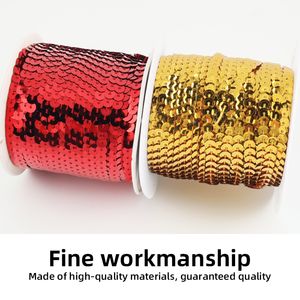 Factory Custom Colorful Elastic Stretch <strong>Sequin</strong> Braid Trimmings <strong>Sequin</strong> <strong>Ribbon</strong> Sew for Clothing Trim Shining Lace Garment - Product Image 3