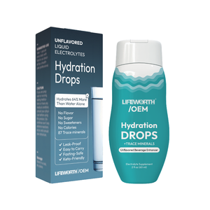 Lifeworth Hydrate Électrolyte Liquide Boisson Enhancer Poudre Vitamines Essentielles B3 B6 B12 Stimulant L'énergie 30 Sachets/Sac - Product Image 1