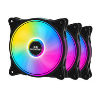 Ventilador para Caja de PC Snowman CF120 de 6 Pines y 120 mm, RGB Blanco, Silencioso (20dBA), 5V Sync, para Computadoras de Juego, Proveedor OEM al por Mayor