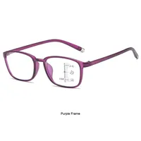 Lunettes de lecture progressives multifocales ultralégères TR90, blocage de la lumière bleue, vision bifocale, mise au point automatique, lunettes d'ordinateur