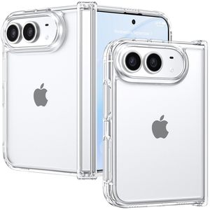 เคสโทรศัพท์แบบพับได้ใสสำหรับ iPhone Duo ป้องกันแรงกระแทก ผลิตจาก TPU และ PC ป้องกันรอยขีดข่วน - Product Image 6