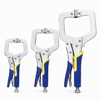 Pince de serrage industrielle MacWork en acier allié de 10 pouces pour tuyaux, poignée en plastique OEM, déverrouillage rapide, conception mini de 5 pouces, grande taille