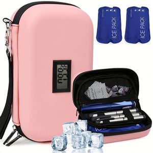 Portable and Reusable Diabetic Insulin Cooler Bag with Custom Logo Insulated Travel Case for Insulin Supplies Printed Pattern - Product Image 6