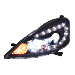 Stile auto per <span class=keywords><strong>Honda</strong></span> Fit <span class=keywords><strong>Jazz</strong></span> GK5 Full LED faro 2008 2009 2010 anno lampada anteriore DRL segnale di svolta - Product Image 2