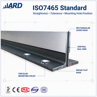 Yüksek Hassasiyetli İşlenmiş Asansör Kılavuz Rayı T70-1 T89 T127-2 ISO7465 Yolcu Asansörü OEM Projeleri için Metal Asansör Rayı