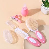 Outil de soins de santé pour enfants de haute qualité Portable 6 pièces ensemble de soins pour bébé nouveau coffret cadeau pour bébé Kit de toilettage pour bébé
