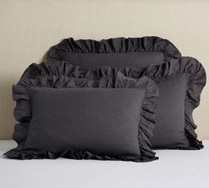 Housse <span class=keywords><strong>de</strong></span> couette en lin français 100% naturel respirant noir, drap <span class=keywords><strong>de</strong></span> <span class=keywords><strong>lit</strong></span> en lin français, housses <span class=keywords><strong>de</strong></span> couette en lin français sur mesure - Product Image 3