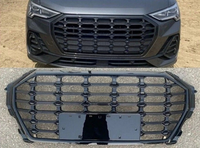 Nouvelle calandre de pare-chocs avant de style RSQ3 de haute qualité en ABS pour Audi Q3 SQ3 2020-2024 F3 avec installation facile, cadre noir