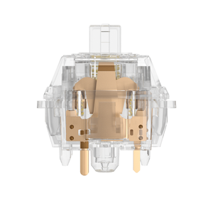 GATERON 2023 New North Pole 2.0 jaune sans anneau en caoutchouc à trois couches 50g DIY 5 pin hot swap mechanical keyboard switch - Product Image 5