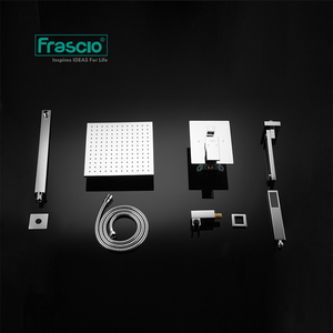 Frascio-Juego de ducha oculta de latón cromado, grifo de ducha térmico europeo de alta calidad, 3 vías - Product Image 6