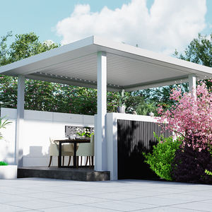 फैक्टरी मूल्य 10x10 मंडप आसानी से असेंबल किया जाने वाला डेकिंग लूवर्स पैनल आउटडोर 3x4 एल्यूमीनियम पेर्गोला - Product Image 2
