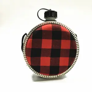 Posteriore di colore rosso plaid 2QT di plastica rotondo mensa per esterno