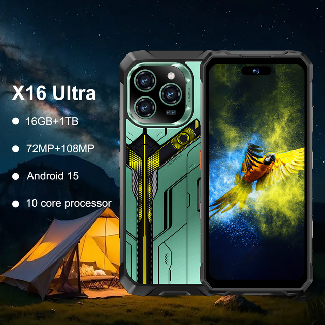 Waterproof Nfc X16 ultra Big Memory Original 16GB 1tGB Low Price Original New Mobile Phones