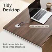 Meuble de bureau moderne et simple avec panneau, bureau de direction, armoire à dossiers en bois veiné avec porte vitrée, combinaison modulaire durable et résistante à l'eau