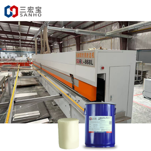 Adhesivo de banda de borde de múltiples aplicaciones Pegamento de banda de borde adhesivo de fusión en caliente <span class=keywords><strong>PUR</strong></span> para máquina de bandas de borde de carpintería - Product Image 1