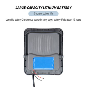 Kcd siêu sáng công nghiệp ODM cảm biến chuyển động Led an ninh Đèn pha 100W 200W 400W 600W 800W ngoài trời năng lượng mặt trời lũ ánh sáng - Product Image 5