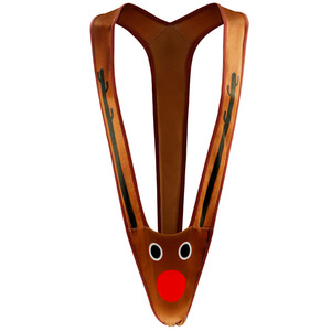 Lencería de Poliéster con Temática de Santa Claus <span class=keywords><strong>para</strong></span> <span class=keywords><strong>Hombre</strong></span>, Estilo Europeo Americano, Body con Cuello en V, Diseño de una Pieza, ODM Disponible, Envío Directo - Product Image 3