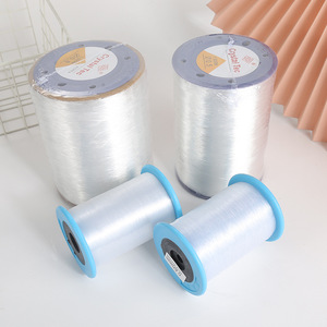 Crystal <b>Beaded</b> Fishing Line 0.4 1.0mm Round Transparent Elastic <b>Thread</b> For Jewelry Making Wholesale Spools - Product Image 2