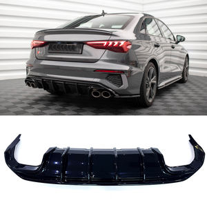 Diffuseur arrière de voiture en ABS noir brillant personnalisé en usine pour <span class=keywords><strong>AUDI</strong></span> S3/A3 S-Line 8Y Berline 2020 2021 2022 2023 2024 2025 2026 - Product Image 1