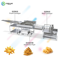 Machine à frire en chaîne à haute efficacité pour l'industrie alimentaire, avec contrôle continu de la température