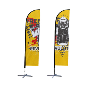 Bán Buôn Trung Quốc Thực Hiện Quảng Cáo Swooper Biểu Ngữ Dấu Hiệu Tùy Chỉnh Bãi Biển Teardrop Lưỡi Hình Chữ Nhật Lông Cờ Cho Cửa Hàng Cắt Tóc - Product Image 1