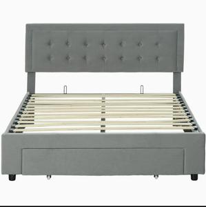 Base de Cama Plegable Simple que Ahorra Espacio, Tamaños Queen, King y Full, con Sistema de Láminas y Almacenamiento en Cajones para Dormitorios y Apartamentos - Product Image 6