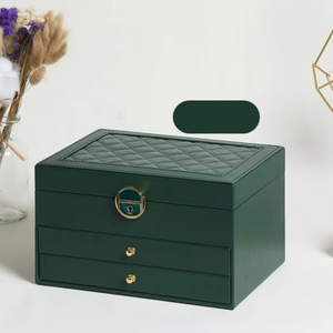 Three Layers <b>Jewelry</b> Case <b>Box</b> <b>Large</b> Capacity and Multifunctional <b>Jewelry</b> Storage Case Luxury <b>Jewelry</b> <b>Box</b> - Product Image 5