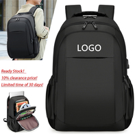Sac à dos pour ordinateur portable étudiant, voyage d'affaires, grande capacité, imperméable, avec port USB, en promotion, vente chaude